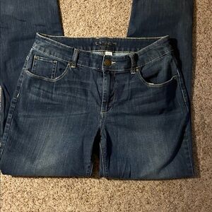 Chico’s Denim Jeans 0.5 ankle jeans inseam 28 size 6 like new
